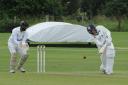 Action from Dunfermline and Carnegie Cricket Club's match with Kelso.