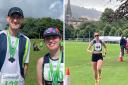 Graeme Downie and Karyn Stewart (left) took winning positions at the Kirkcaldy Parks Trail Race, while Rebecca Burns (right) was the second female finisher at the Perth 10k.