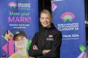 Eilidh Doyle at the launch of the recruitment campaign for volunteers for the 2024 World Indoor
