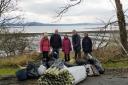 Plastic-Free Dalgety Bay, with 20 volunteers, undertook a beach and tree guard clean-up on Sunday.