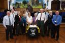 Members of the Dunfermline  Accordion and Fiddle Club celebrate their  50th birthday.