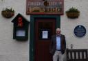 Dunfermline and West Fife MP Douglas Chapman outside the Red Lion in Culross.