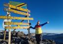 Siobhan reached the summit of the mountain last Thursday, August 4.
