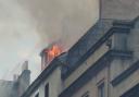 A fire broke out on April 21 above Khushi's restaurant in Dunfermline city centre.
