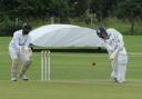 Action from Dunfermline and Carnegie Cricket Club's match with Kelso.
