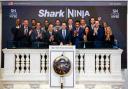 Ross (front row, extreme left) as executives and guests of SharkNinja ring the iconic opening bell to celebrate the company’s NYSE listing.