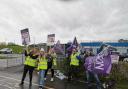 Workers at Fife College have taken to the picket lines as part of an ongoing dispute over pay and conditions.