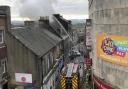 A fire broke out at Cross Wynd in Dunfermline.