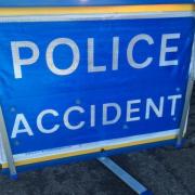 Police were called to a collision on Whitefield Road on Sunday evening.