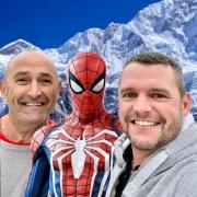 Duloch Spiderman Dave Roper is heading to Mount Everest base camp next May with dad Kevin.