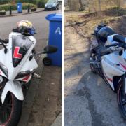 The motorcycle was stolen in the early hours of Sunday morning. Photos: Police Scotland.