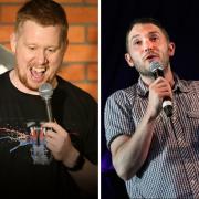 Comedians Paul Smith (left) and Jon Richardson (right) will be playing sold-out shows at the Alhambra this week.