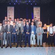 Award winners at Fife Council's Apprentice of the Year awards.