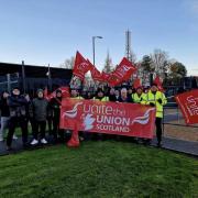 Kaefer contractors at Mossmorran are taking strike action over a cost of living payment.
