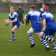 Dunfermline Rugby Club's first XV were knocked out of the National League Cup by Stirling County.