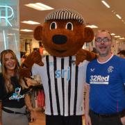 Sammy the Tammy visited the Dunfermline store on Monday, May 6
