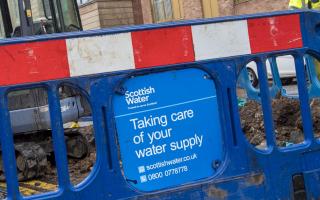 Scottish Water is arranging repairs.