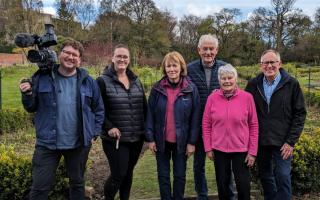 Will McKee, part of the production team at Tern TV, which makes Beechgrove Garden with members of Friends of Pittencrieff Park.