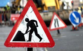 The roadworks will take place on Townhill Road.