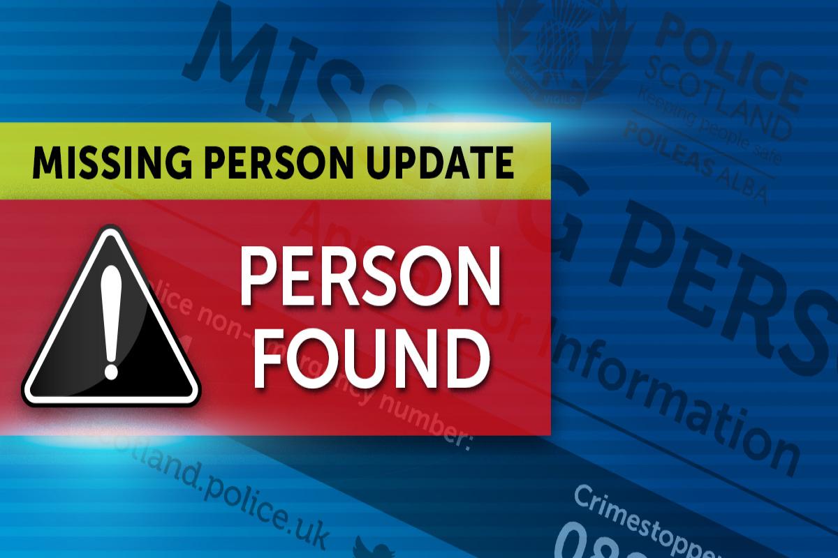 Dunfermline woman reported missing has been found safe