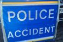Police were called to a three-vehicle collision on the A985 on Monday evening.