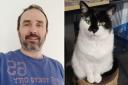 Adrian Abbott is fundraising in memory of his cat Grumbles.