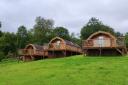 Three glamping pods have been built at an 