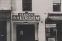 The original 'Kinema Ballroom' was Dunfermline's first ever purpose-built dance hall and had its main entrance at 19 Pilmuir Street Dunfermline.  Our first photograph shows this entrance which is still there today, though shuttered over.