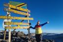 Siobhan reached the summit of the mountain last Thursday, August 4.