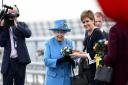 The Queen with First Minister Nicola Sturgeon at the official opening of the Queensferry Crossing. Pic: Jim Payne