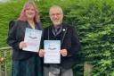Beverley and David Bryant who are up for the Celebrant Award at the Scottish Funeral Awards this weekend.