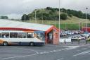A Rosyth man caused trouble on a bus at Ferrytoll park and ride.