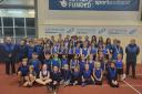Successful athletes from the Dunfermline Track and Field Club.