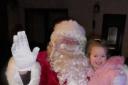 Santa with little Katie