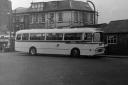 This photo was sent sent in by Press reader Eddie Busst and shows a bus arriving in the bus station in front of the wooden office, with the corner of ‘The Fruit Bazaar’ visible on the opposite side of Carnegie Drive at its junction with