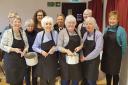 Volunteers from 'Cosy Townhill' served up 45 hot lunches free of charge on Monday.