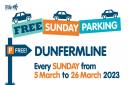 There will be free Sunday parking in Dunfermline in March.