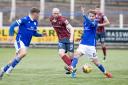 Craig Wighton set Pars on their way to victory yesterday.