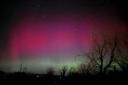 Northern Lights - Claire Louise, Main Road, Saline, looking towards the Ochils