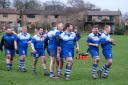 Dunfermline Rugby Club are aiming for a place in the National Shield final on Saturday. Photo: Jim Payne.