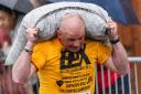 James at the World Coal Carrying Championships. Now he's planning on tackling a half marathon.