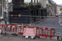 Road closures have been in place in Dunfermline city centre since a devastating fire took hold above Khushi's restaurant on April 21.