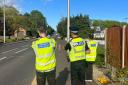 A community speedwatch saw eight drivers receive warning letters in Crossford.