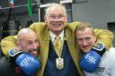 Provost Jim Leishman formally opens Pilmuir Fitness 10. Pic: Spreng Thomson.