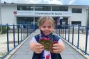 Eight-year-old Molly was hugely successful and returned with an array of medals.