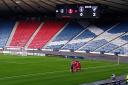 Dunfermline celebrate their second at Hampden this afternoon.