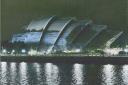 Into the Oceanic was projected on to the Armadillo in Glasgow during COP-26, and will be shown in Aberdour this Saturday.