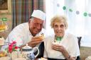 Chef Wayne Woolman and resident Joyce Wardle have been busy baking in preparation.