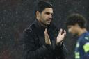 Mikel Arteta loved Arsenal’s win over PSV (Nigel French/PA)