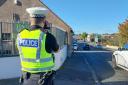 Road policing officers carried out speed checks on the Main Street in Cairneyhill at the weekend.